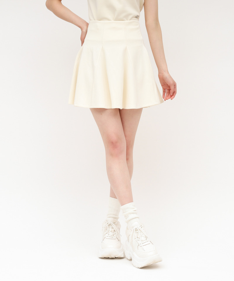 カットミニフレアスカート 詳細画像 オフホワイト 1