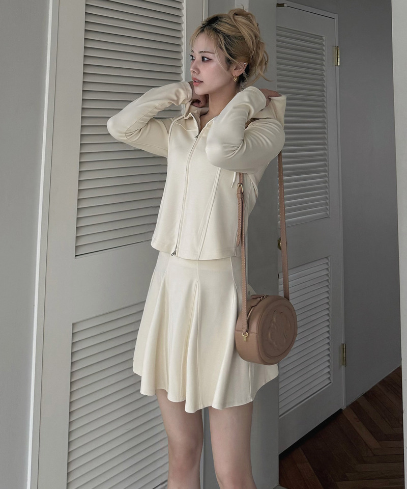 カットミニフレアスカート 詳細画像 オフホワイト 4