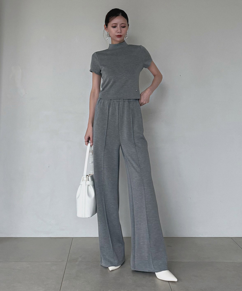 カットワイドパンツ 詳細画像 グレー 4