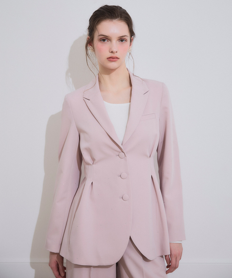【20th】ウエストシェイプラインストーンジャケット 詳細画像 ピンク 1