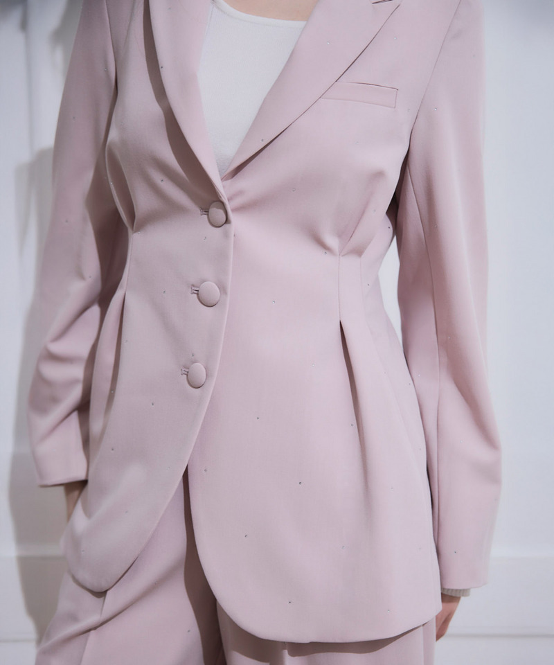 【20th】ウエストシェイプラインストーンジャケット 詳細画像 ピンク 2