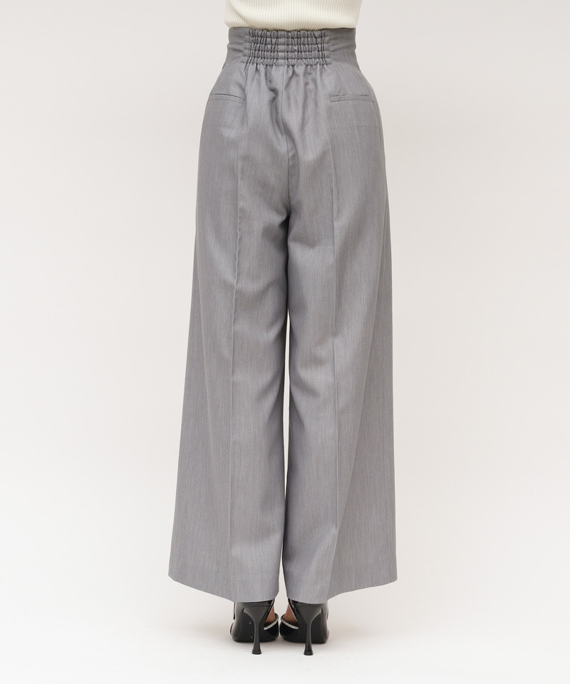 ラインストーンタックワイドパンツ 詳細画像 グレー 3