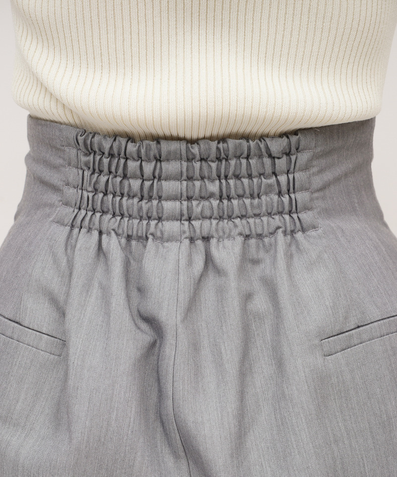 ラインストーンタックワイドパンツ 詳細画像 グレー 5