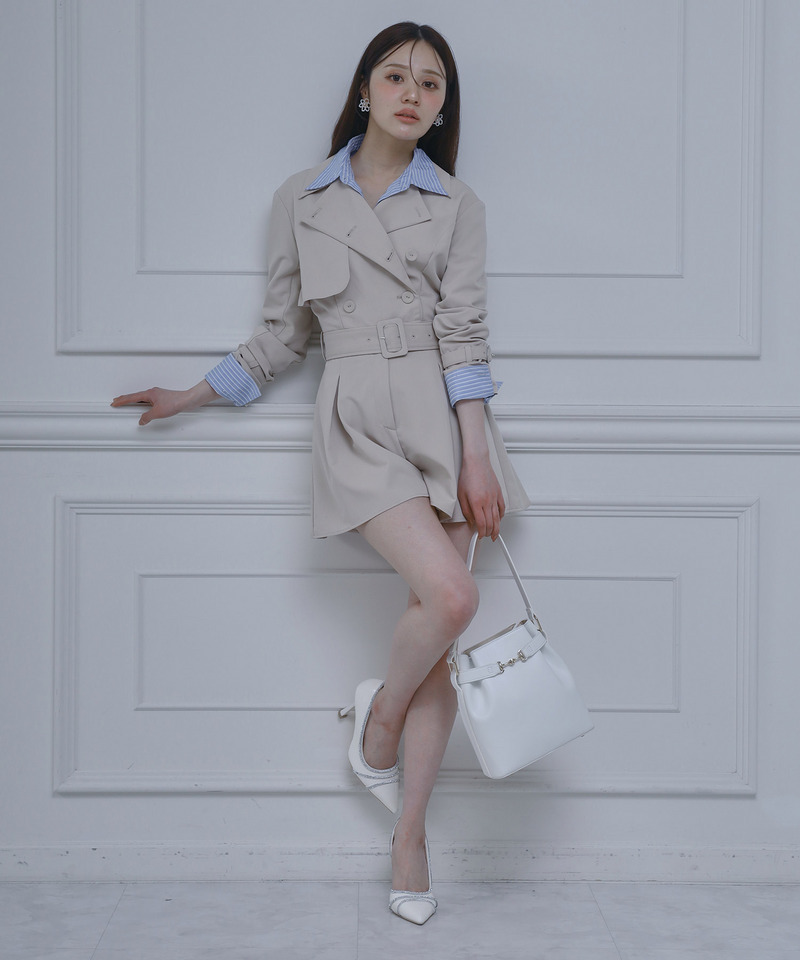 トレンチコンビネゾン 詳細画像 ベージュ 1