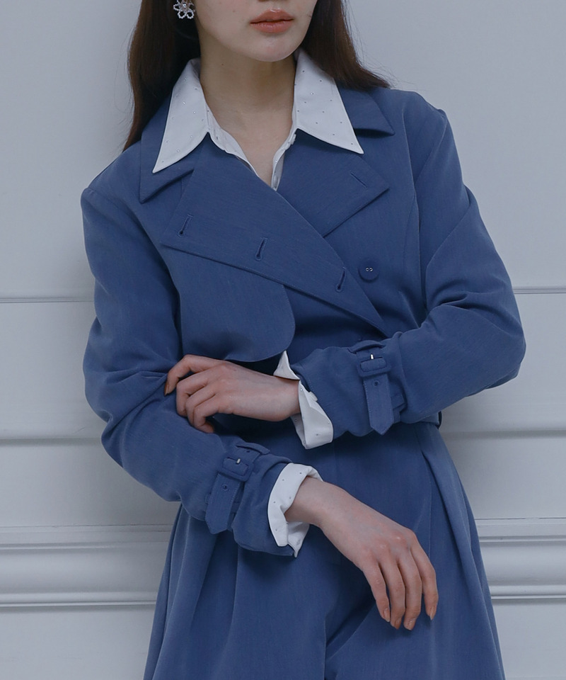 トレンチコンビネゾン 詳細画像 ブルー 7