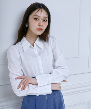 キラキララインストーンシャツ