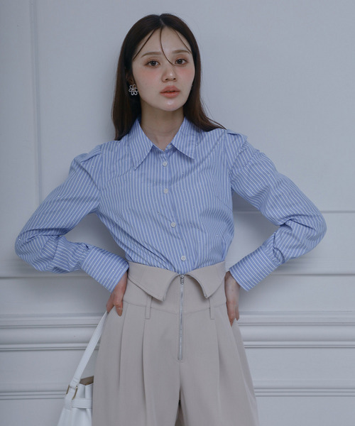 キラキララインストーンシャツ 詳細画像