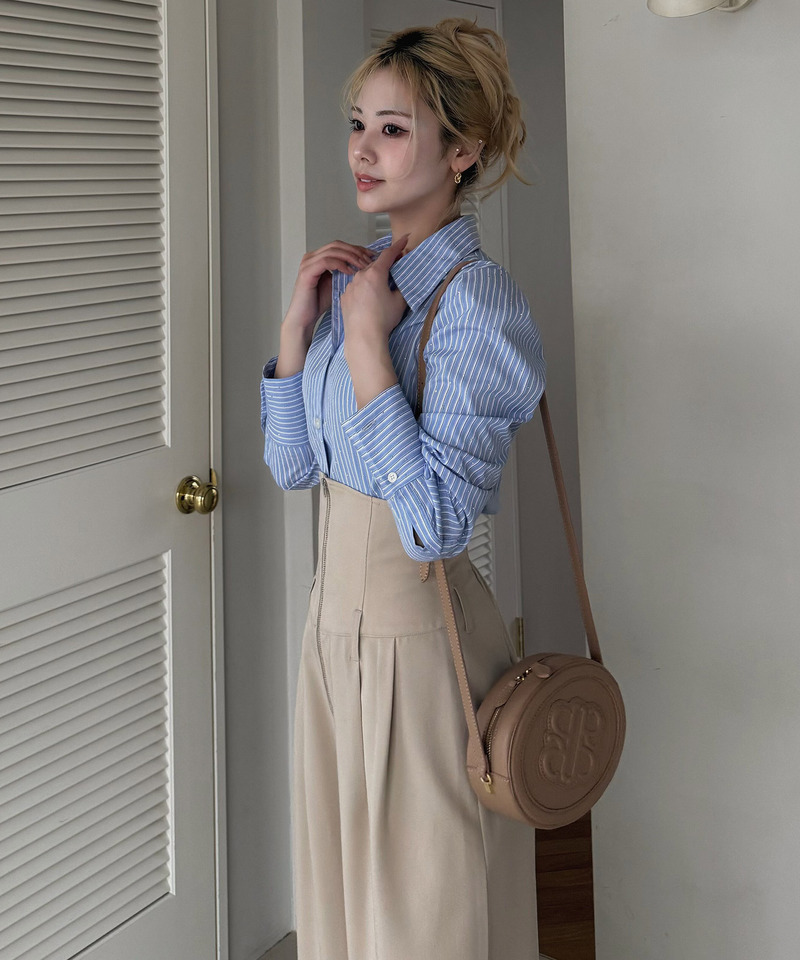 キラキララインストーンシャツ 詳細画像 ストライプ 6