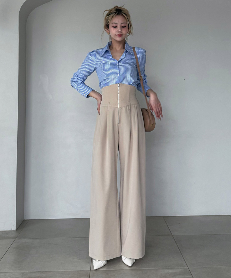 キラキララインストーンシャツ 詳細画像 ストライプ 7