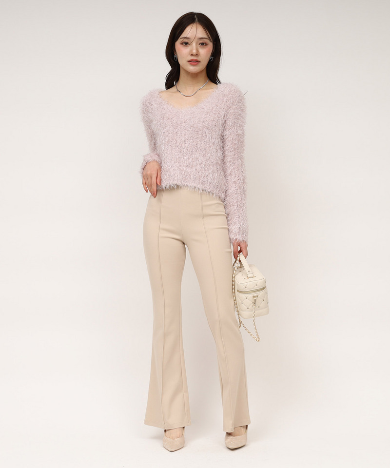 ガムストレッチフレアパンツ&rsquo;26s 詳細画像 ベージュ 2