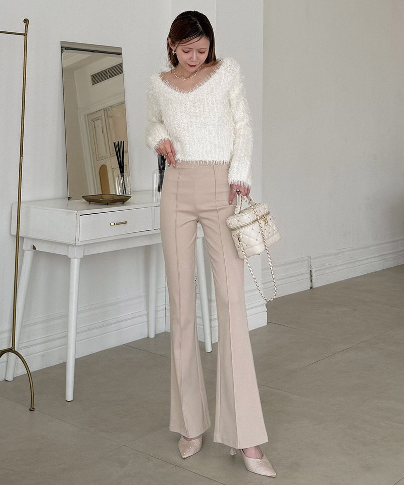 ガムストレッチフレアパンツ&rsquo;26s 詳細画像 ベージュ 4