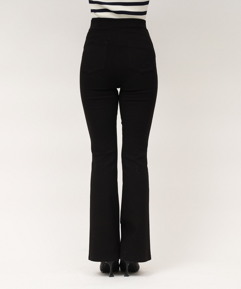 ガムストレッチフレアパンツ&rsquo;26s 詳細画像 ブラック 3