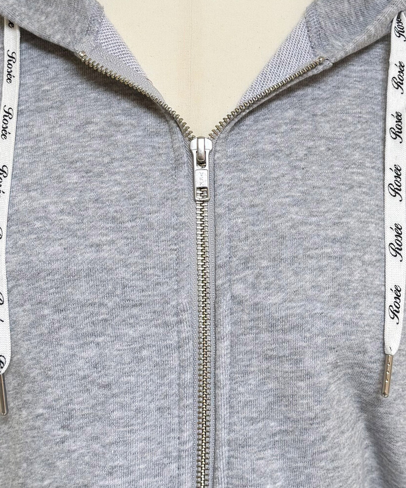 【ONLINE限定/丈が選べる】配色ロゴ裏毛パーカーセットアップ 詳細画像 グレー 7