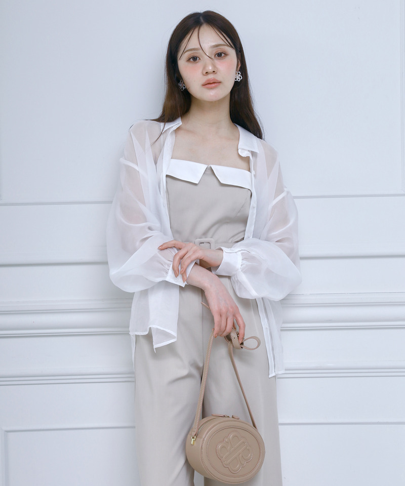 ルーズシアーシャツ 詳細画像 オフホワイト 1