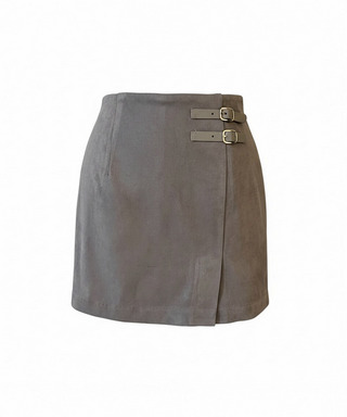 バックル付スウェードスカパン