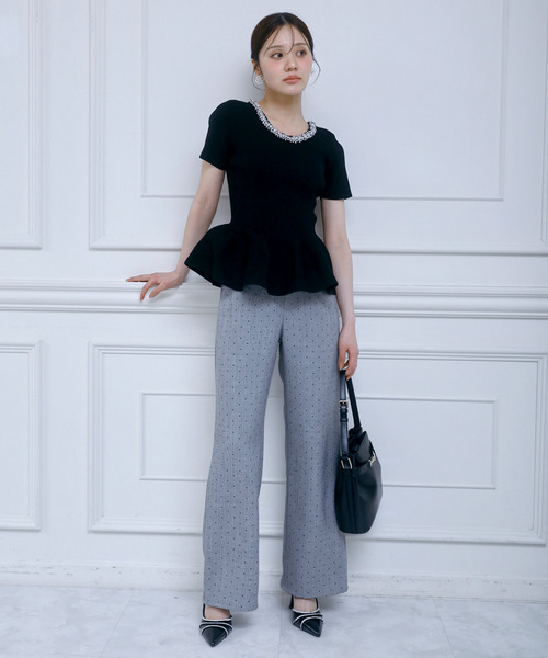 ドットワイドパンツ 詳細画像