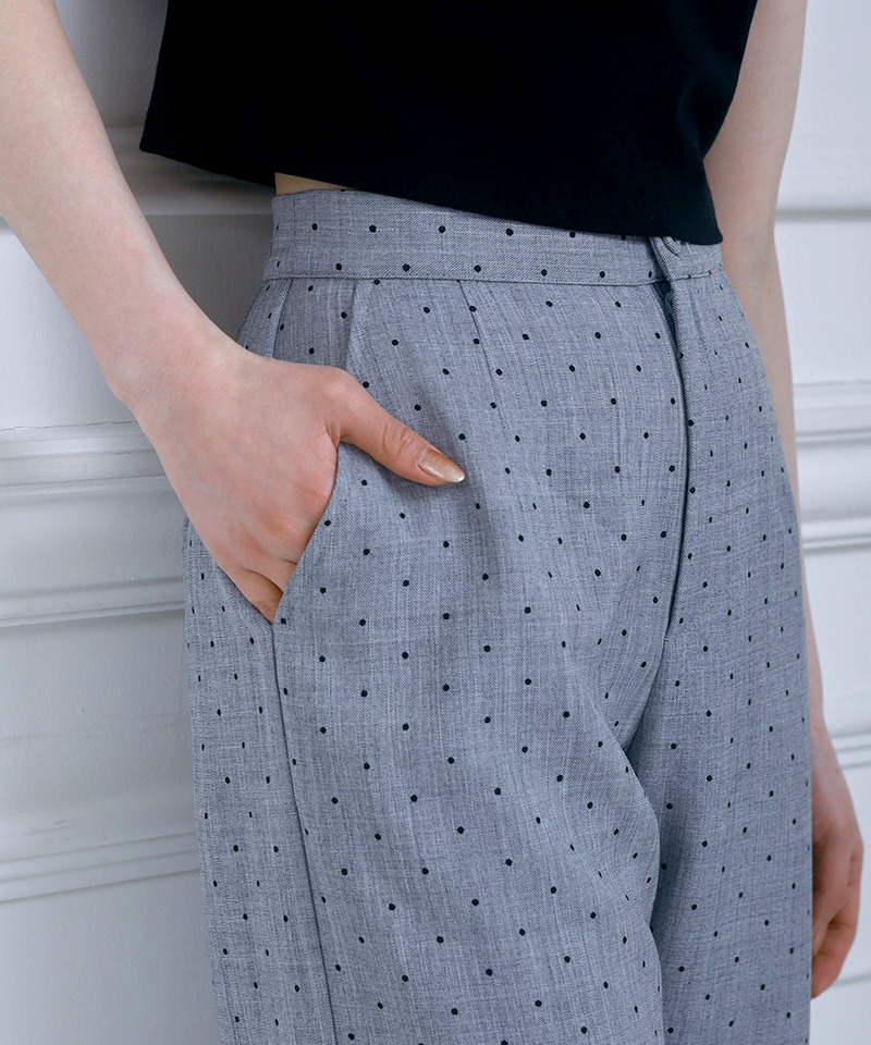 ドットワイドパンツ 詳細画像 グレー 2