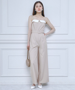 配色ベアオールインワン