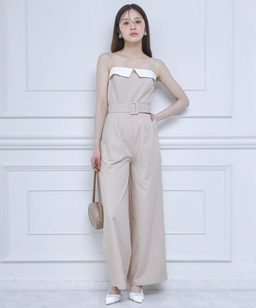 配色ベアオールインワン 詳細画像