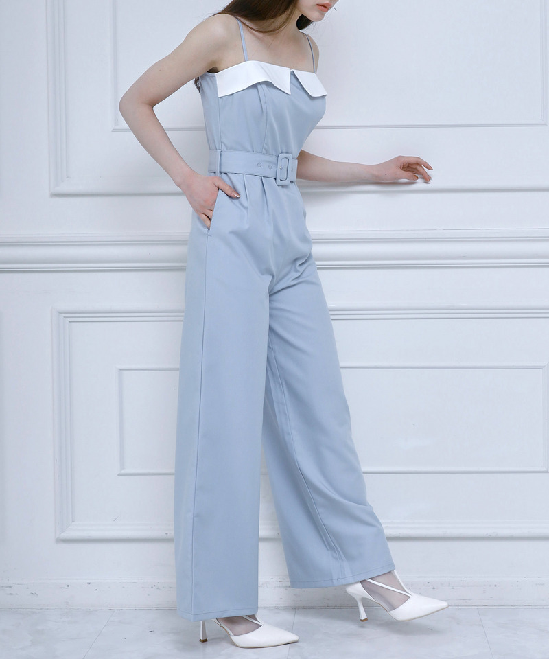 配色ベアオールインワン 詳細画像 ブルー 2