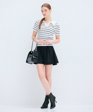 ハイウエストタックキュロット