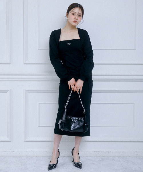 ベアタイトボレロアンサンブルワンピース