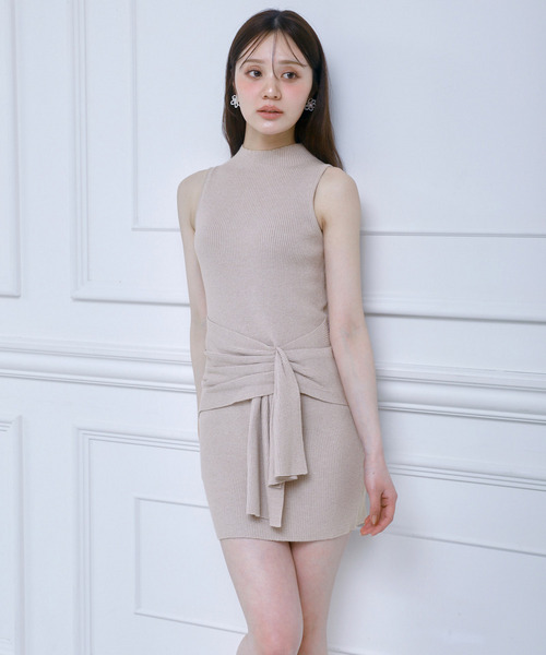 プチハイノースリウエストマークミニワンピース 詳細画像