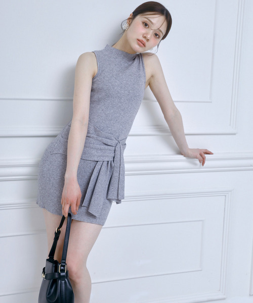 プチハイノースリウエストマークミニワンピース 詳細画像