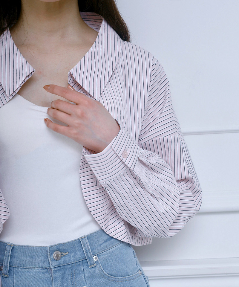 シャツボレロ 詳細画像 ストライプ 2