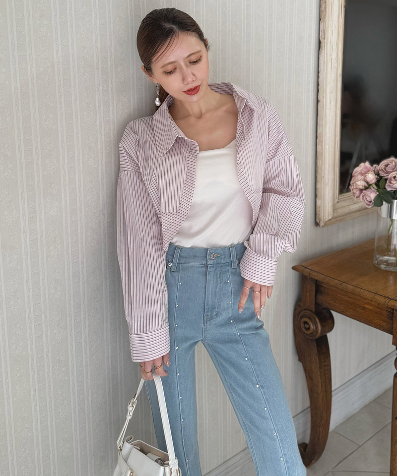 シャツボレロ 詳細画像 ストライプ 5