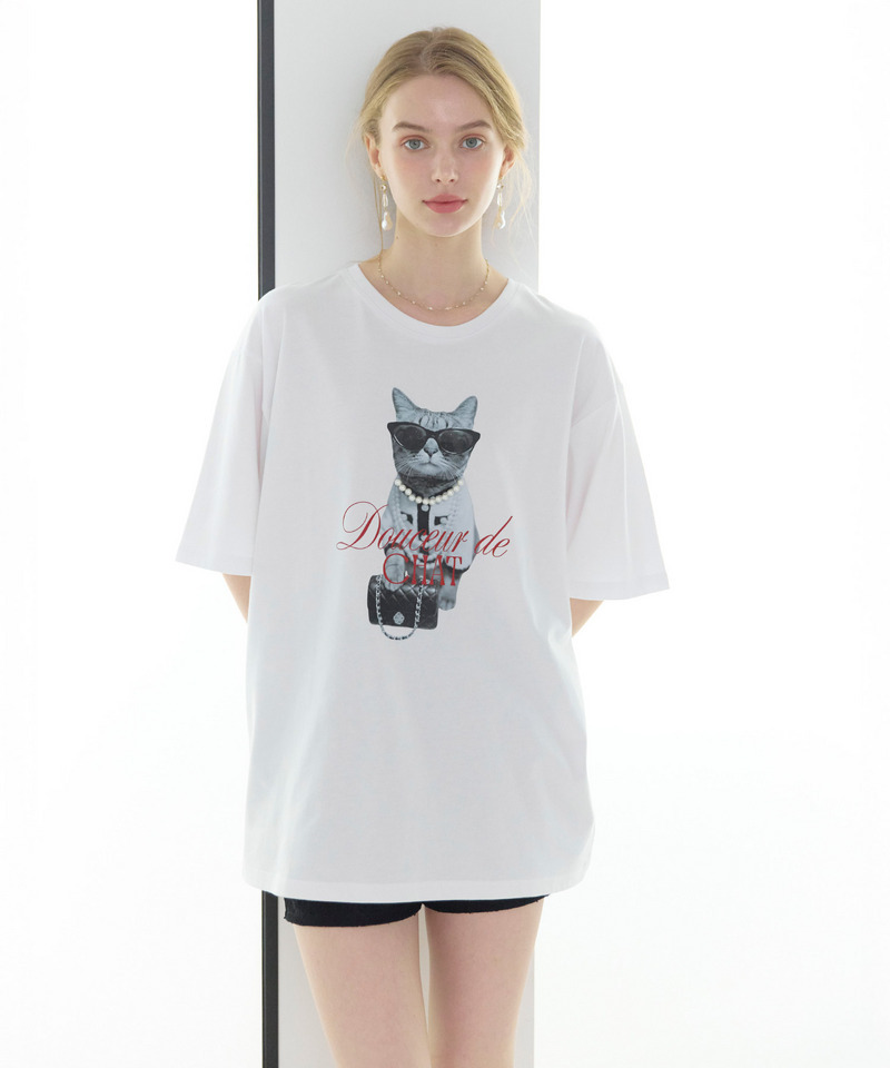 Petite Lady Cat BIG T 詳細画像 オフホワイト 4