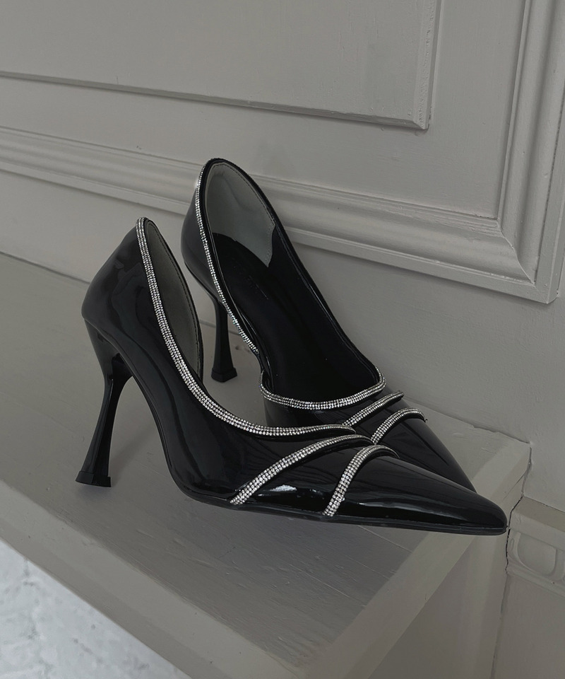 エクララインパンプス 詳細画像 ブラック 10