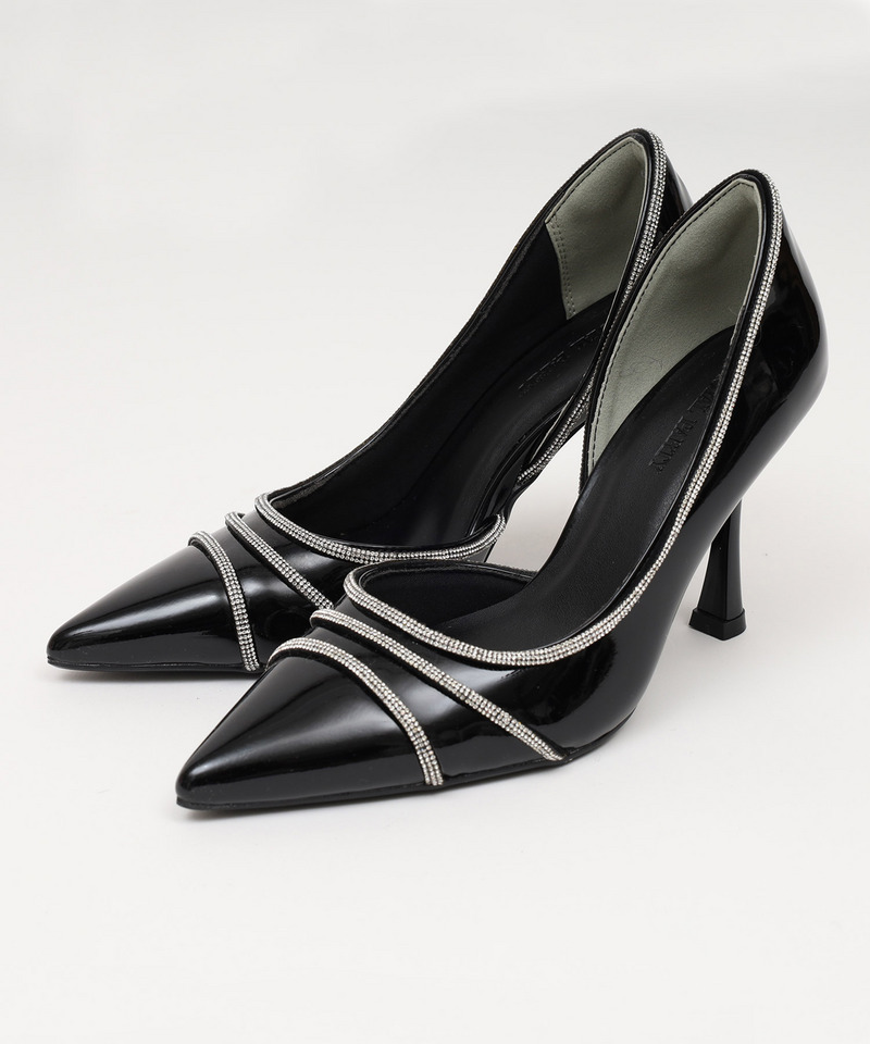 エクララインパンプス 詳細画像 ブラック 2