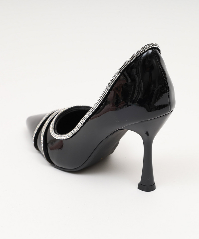 エクララインパンプス 詳細画像 ブラック 4