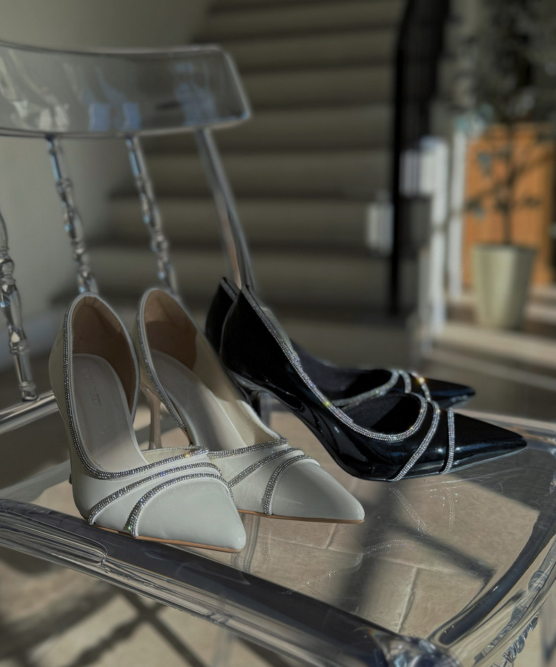 エクララインパンプス 詳細画像 ブラック 7