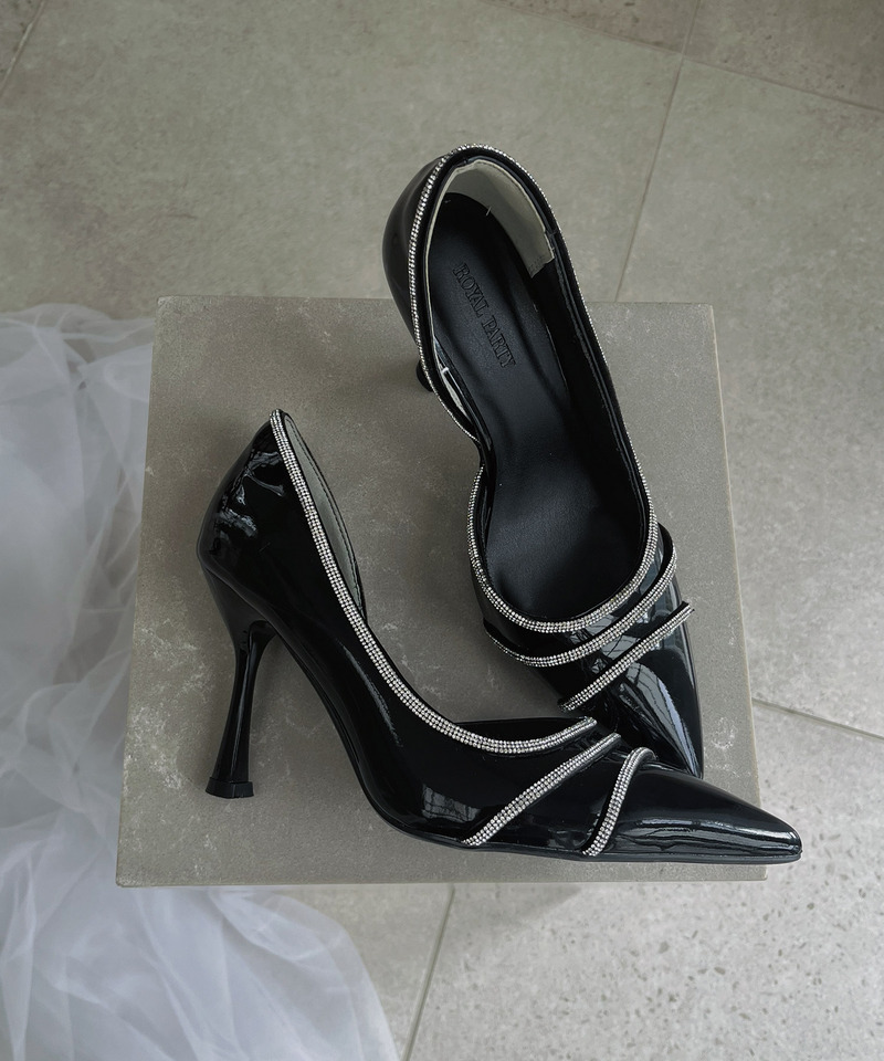 エクララインパンプス 詳細画像 ブラック 9