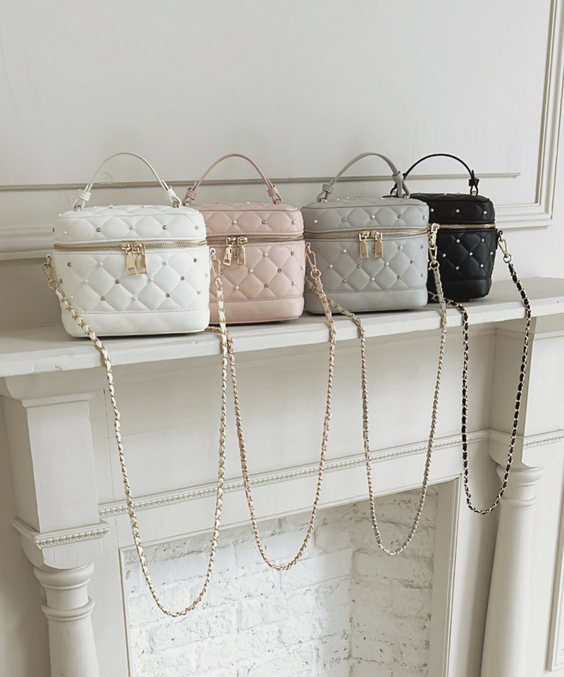 パールビジューヴァニティーBAG 詳細画像 オフホワイト 11