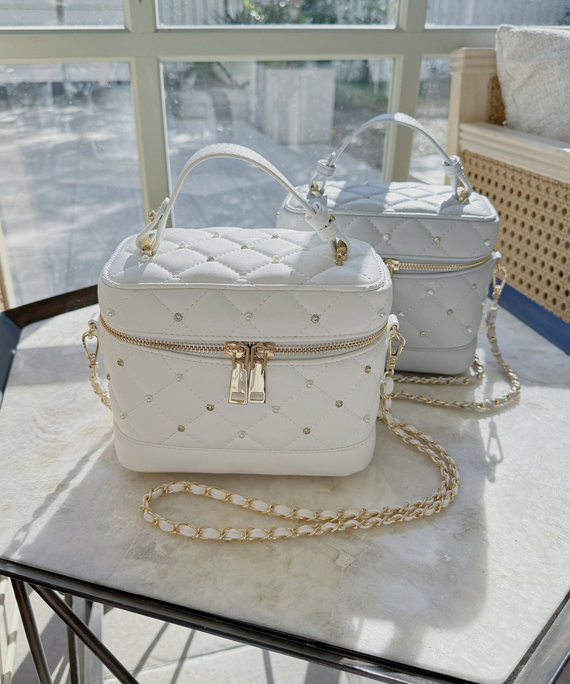 パールビジューヴァニティーBAG 詳細画像 オフホワイト 12