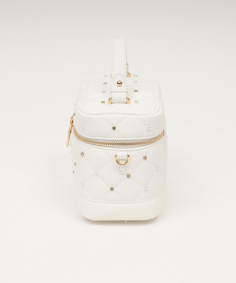 パールビジューヴァニティーBAG 詳細画像 オフホワイト 3