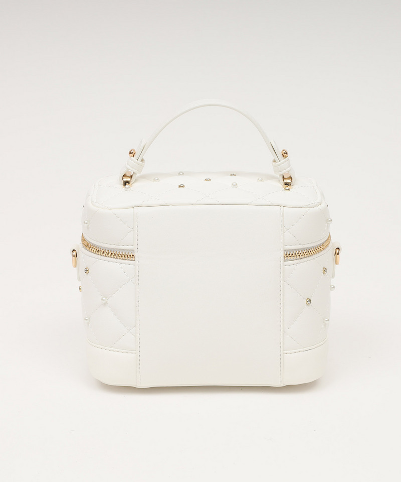 パールビジューヴァニティーBAG 詳細画像 オフホワイト 4