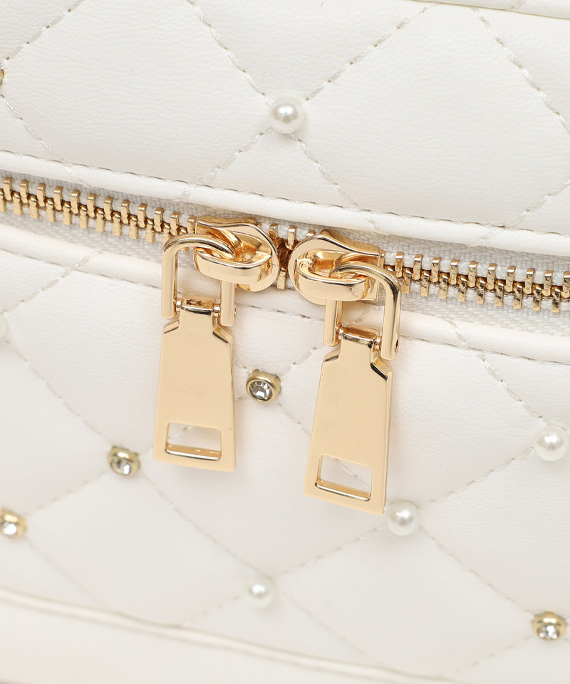 パールビジューヴァニティーBAG 詳細画像 オフホワイト 7