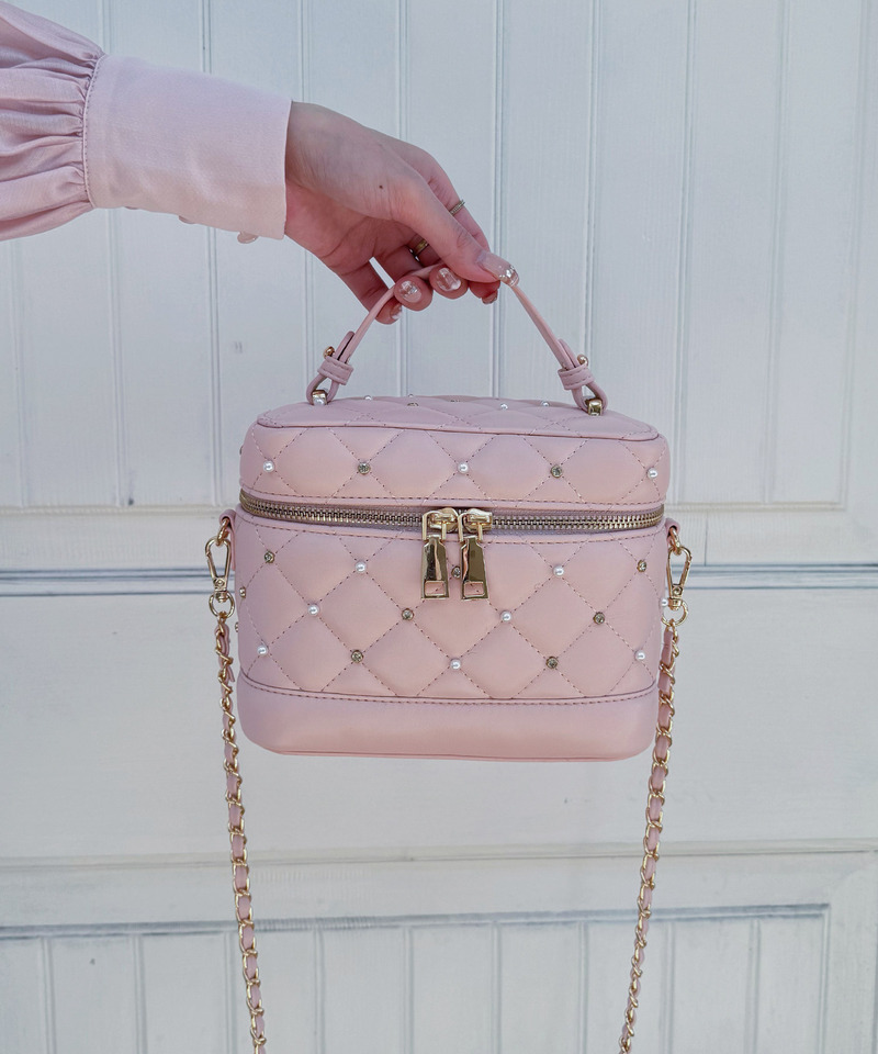 パールビジューヴァニティーBAG 詳細画像 ピンク 3