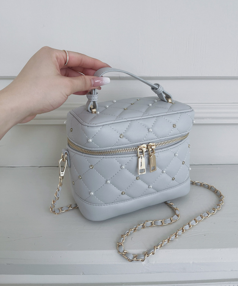 パールビジューヴァニティーBAG 詳細画像 ブルー 2