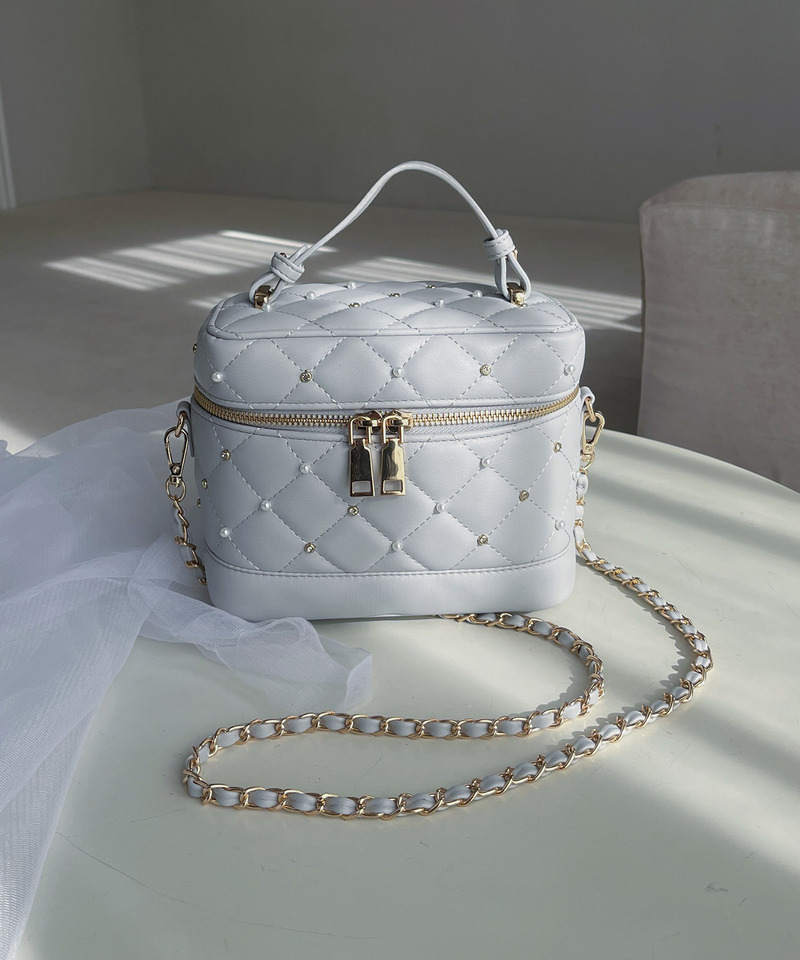 パールビジューヴァニティーBAG 詳細画像 ブルー 4