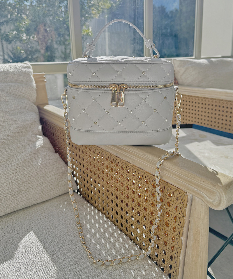 パールビジューヴァニティーBAG 詳細画像 ブルー 5