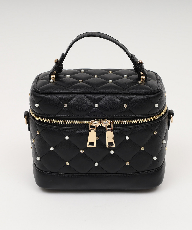 パールビジューヴァニティーBAG 詳細画像 ブラック 1