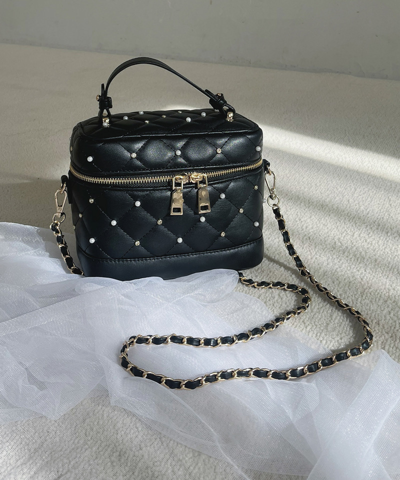 パールビジューヴァニティーBAG 詳細画像 ブラック 4