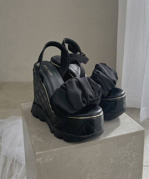 2wayキルティング厚底スポサン 詳細画像