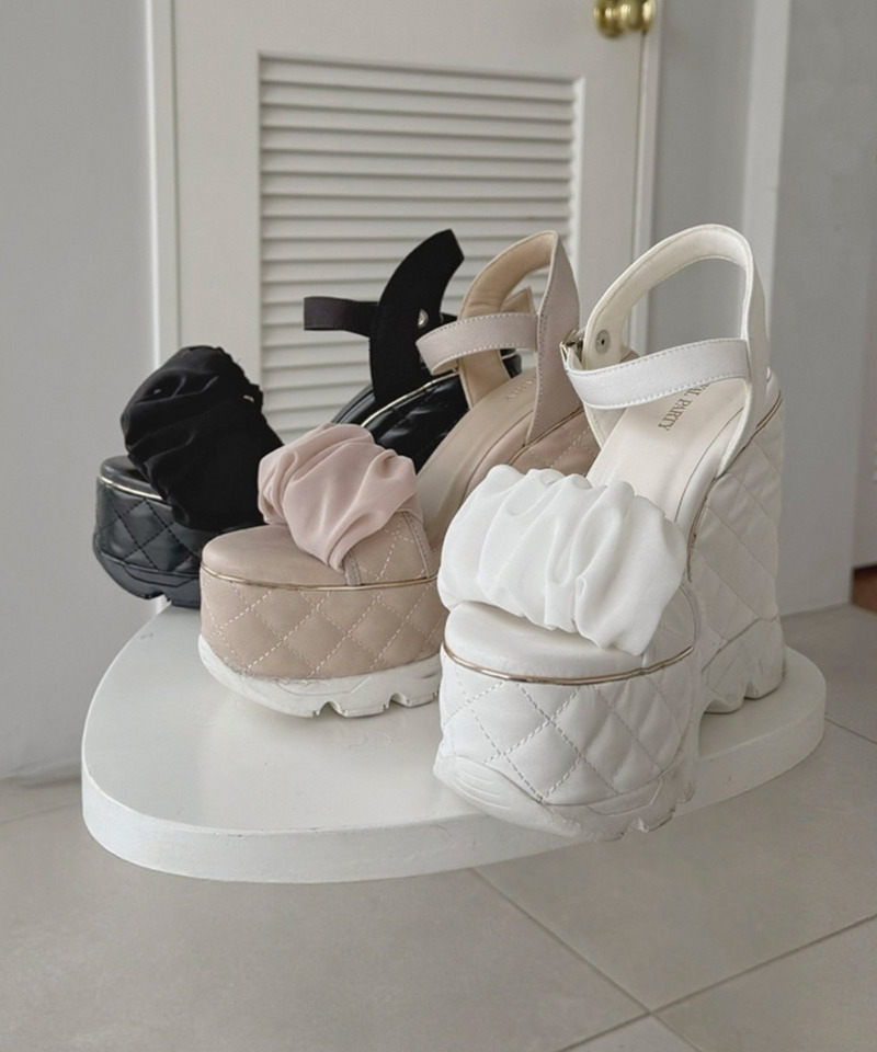 2wayキルティング厚底スポサン 詳細画像 オフホワイト 4