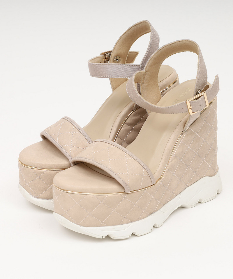 2wayキルティング厚底スポサン 詳細画像 ベージュ 11